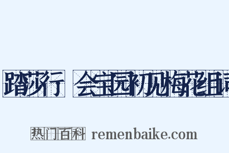 踏莎行·会宝园初见梅花组词是什么意思的图片